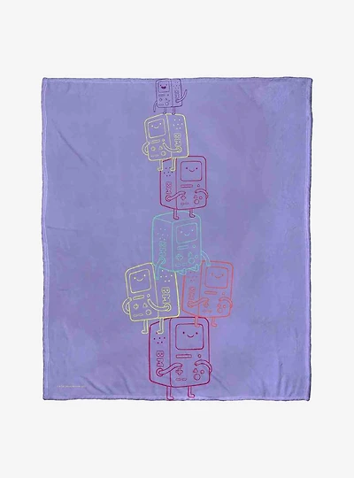 Adventure Time Bmo Tower Silk Touch Throw Blanket