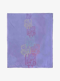Adventure Time Bmo Tower Silk Touch Throw Blanket
