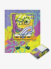 SpongeBob SquarePants Cool Bob Painting Silk Touch Throw Blanket