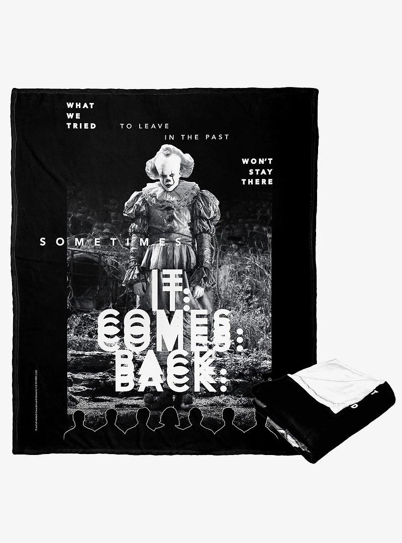 It Chapter 2 It Comes Back Silk Touch Throw Blanket