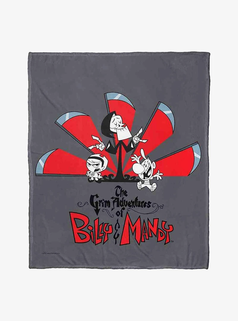 Billy And Mandy Grim Adventures Of Billy And Mandy Silk Touch Throw Blanket