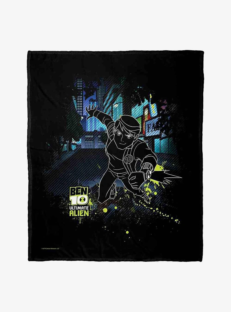 Ben 10 Ultimate Alien Silk Touch Throw Blanket