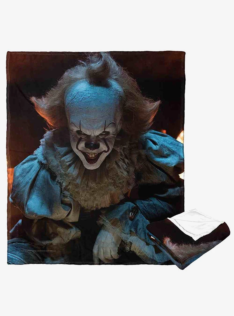 It Chapter 2 Cornered Silk Touch Throw Blanket