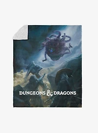Dungeons & Dragons Epic Vision Beholder Hunt Silk Touch Sherpa Throw Blanket
