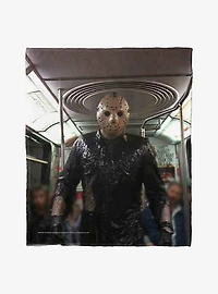 Friday the 13th No Where Left To Run Silk Touch Throw Blanket