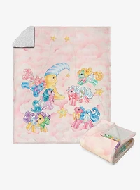 My Little Pony Cotton Candy Clouds Silk Touch Sherpa Throw Blanket