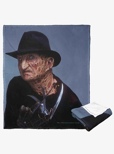 Freddy vs Jason Frightening Freddy Silk Touch Throw Blanket