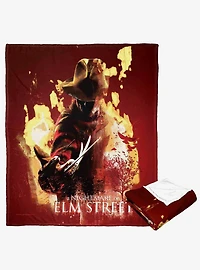 Nightmare on Elm Street Into The Flames Silk Touch Throw Blanket