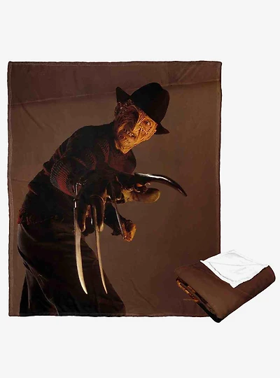 Nightmare on Elm Street Out To Get You Silk Touch Throw Blanket