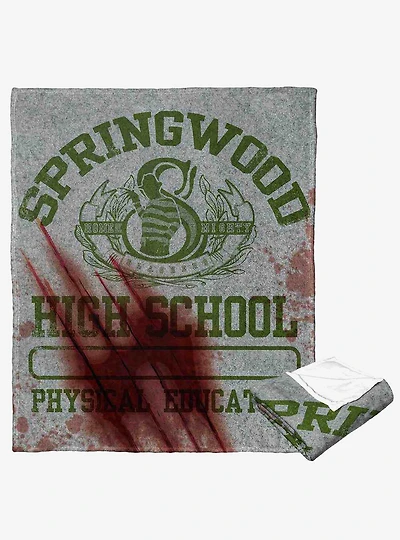 Nightmare on Elm Street Wont Survive Springwood High Silk Touch Throw Blanket