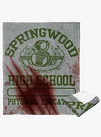 Nightmare on Elm Street Wont Survive Springwood High Silk Touch Throw Blanket