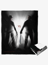 Freddy vs Jason Ultimate Slasher Throwdown Silk Touch Throw Blanket