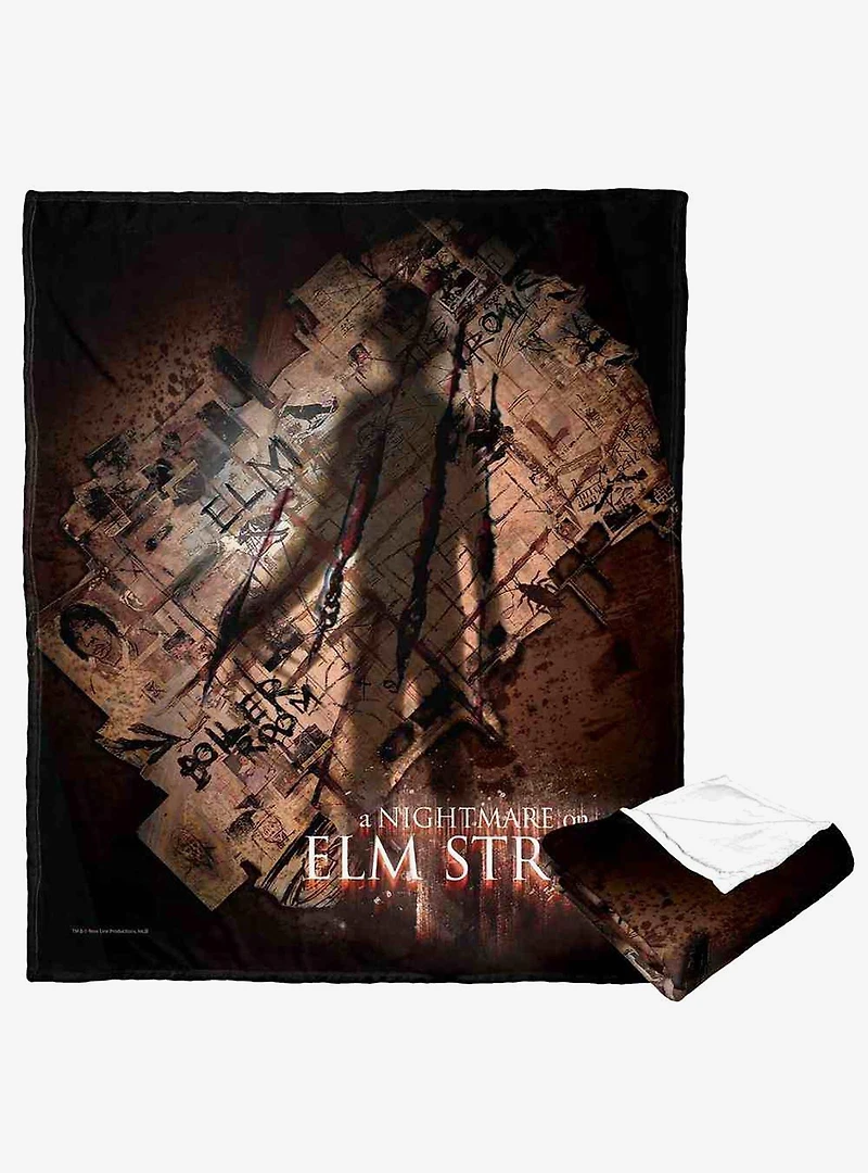 Nightmare on Elm Street Evidence Silk Touch Throw Blanket