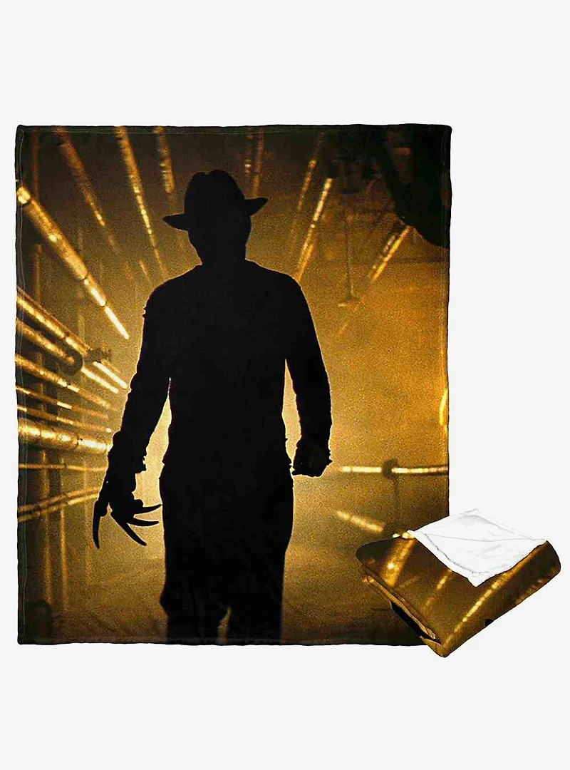 Nightmare on Elm Street Here Comes Freddy Silk Touch Throw Blanket