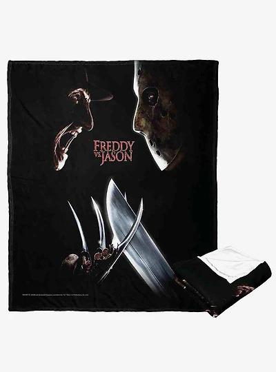 Freddy vs Jason Freddy vs Jason Poster Silk Touch Throw Blanket
