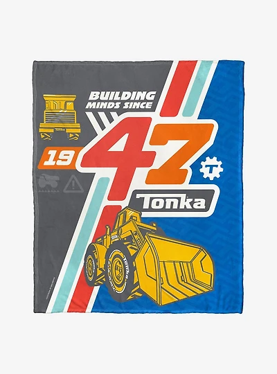 Tonka Building Minds Since Silk Touch Throw Blanket