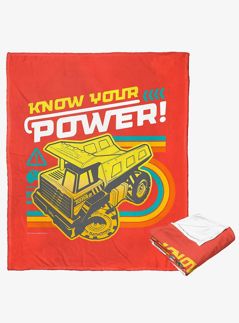 Tonka Know Your Power Silk Touch Throw Blanket