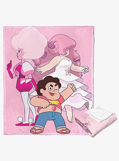 Steven Universe Three Stages Of Pink Silk Touch Throw Blanket