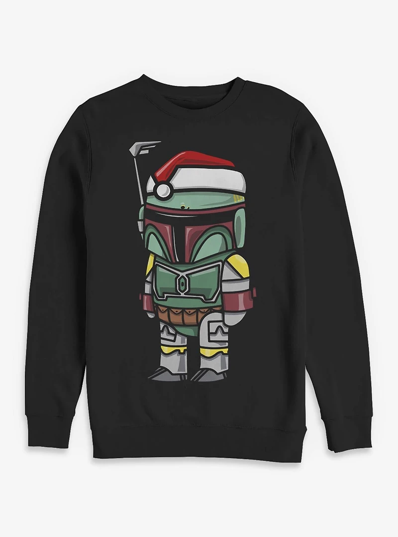 Star Wars Boba Santa Hat Sweatshirt