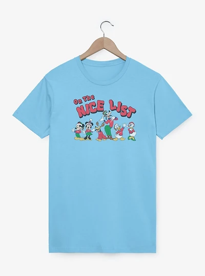 Disney Mickey Mouse & Friends On The Nice List T-Shirt
