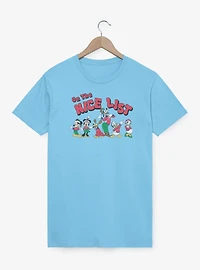 Disney Mickey Mouse & Friends On The Nice List T-Shirt