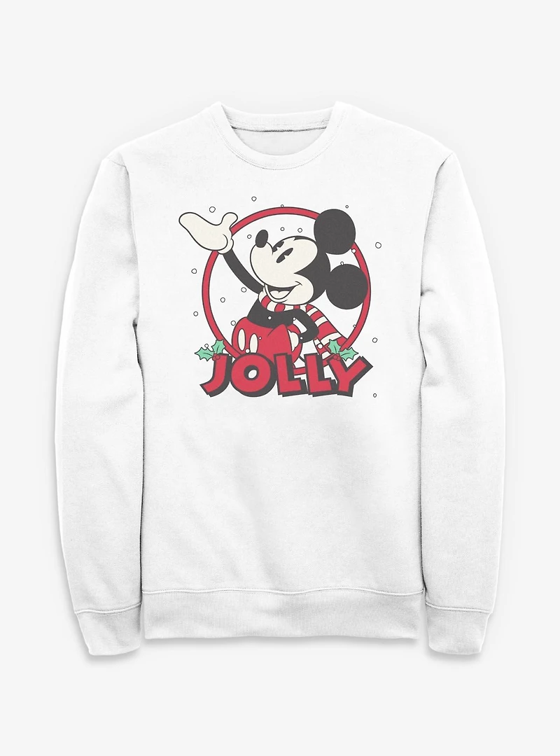 Disney Mickey Mouse Jolly Circle Icon Sweatshirt