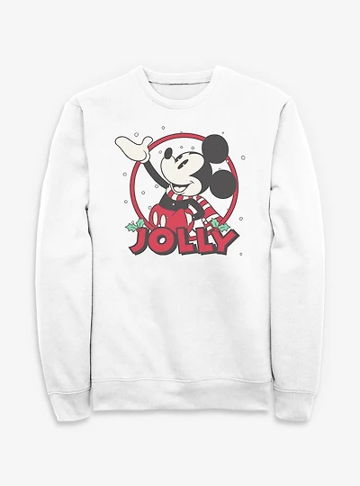 Disney Mickey Mouse Jolly Circle Icon Sweatshirt