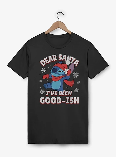 Disney Lilo & Stitch Dear Santa Been Goodish T-Shirt