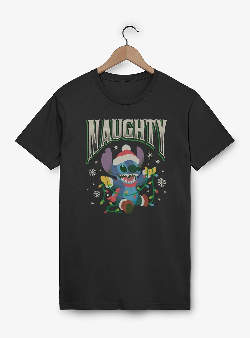 Disney Lilo & Stitch Naughty Xmas T-Shirt
