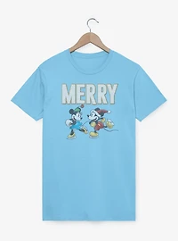 Disney Mickey Mouse & Minnie Merry Skating T-Shirt