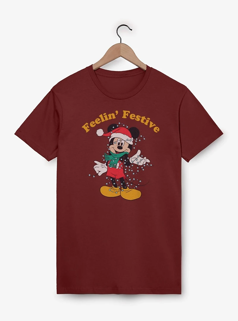 Disney Mickey Mouse Feelin Festive T-Shirt