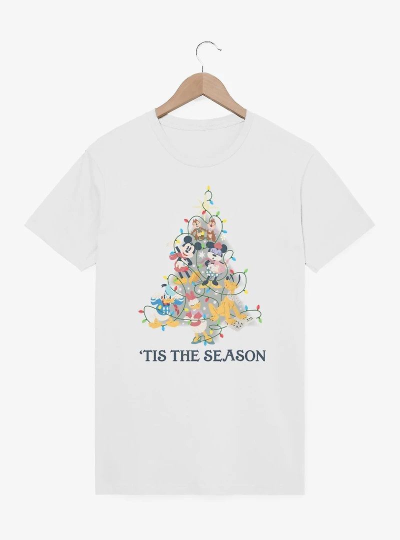 Disney Mickey Mouse & Friends Tis The Season Lights T-Shirt
