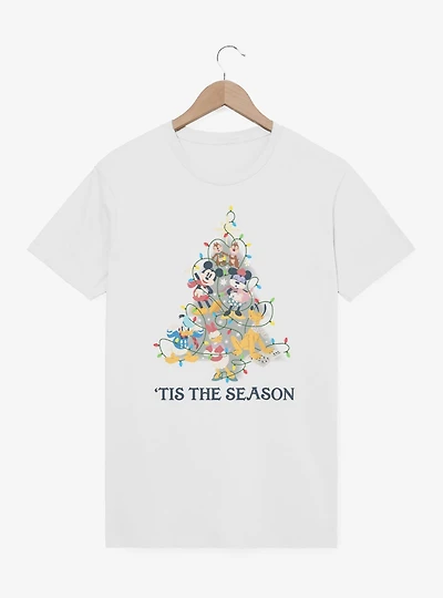 Disney Mickey Mouse & Friends Tis The Season Lights T-Shirt