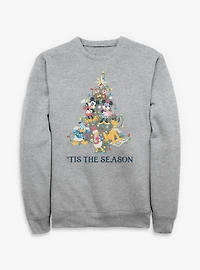 Disney Mickey Mouse & Friends Tis The Season Lights Sweatshirt