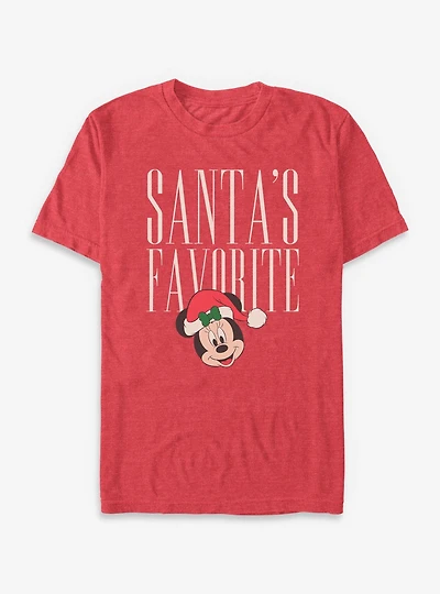 Disney Minnie Mouse Santa's Favorite T-Shirt