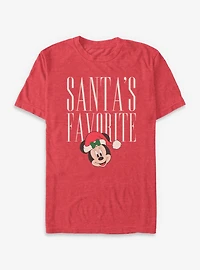Disney Minnie Mouse Santa's Favorite T-Shirt