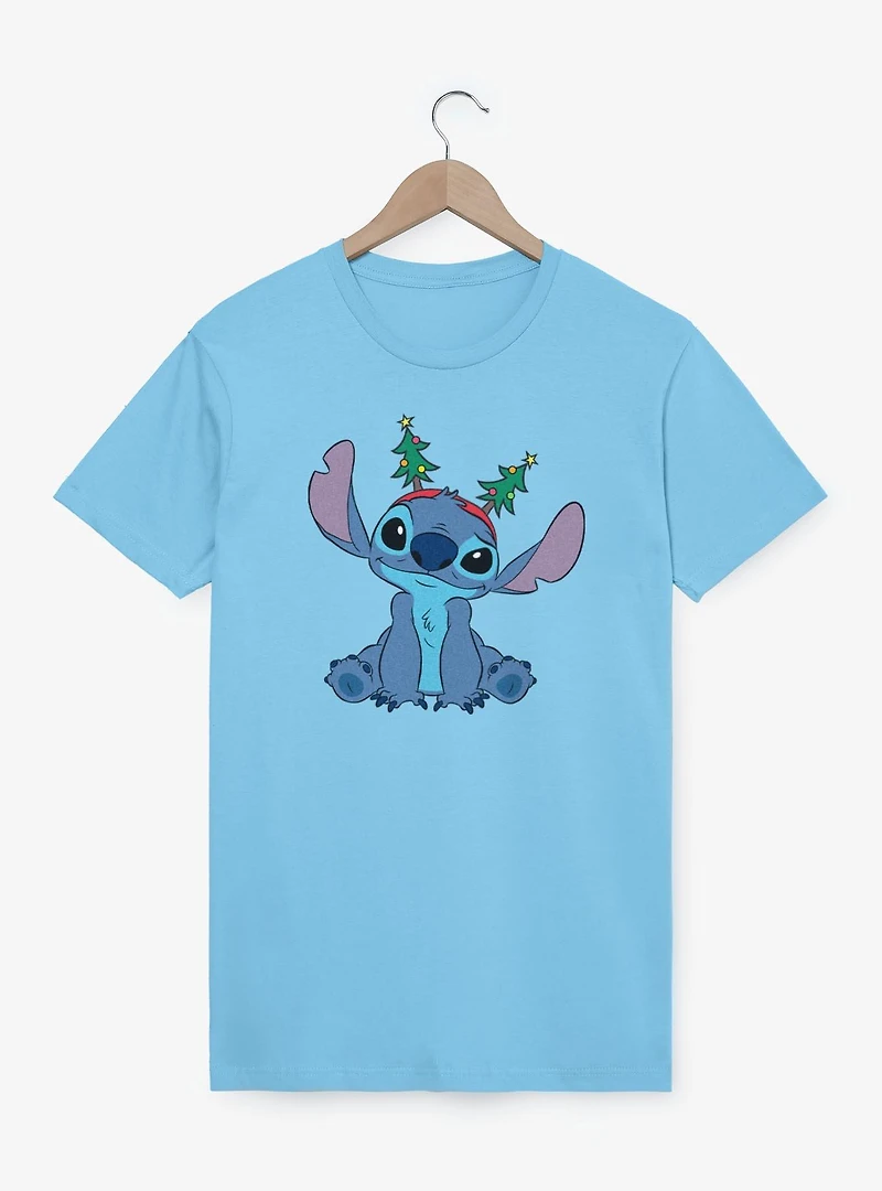 Disney Lilo & Stitch Xmas Tree Antennas T-Shirt