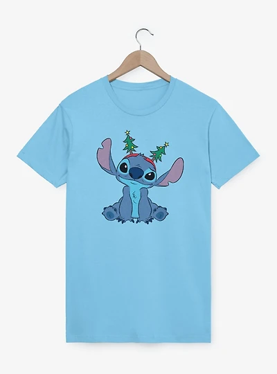 Disney Lilo & Stitch Xmas Tree Antennas T-Shirt
