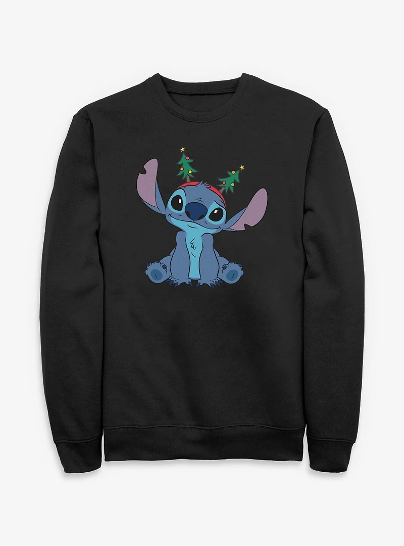 Disney Lilo & Stitch Xmas Tree Antennas Sweatshirt