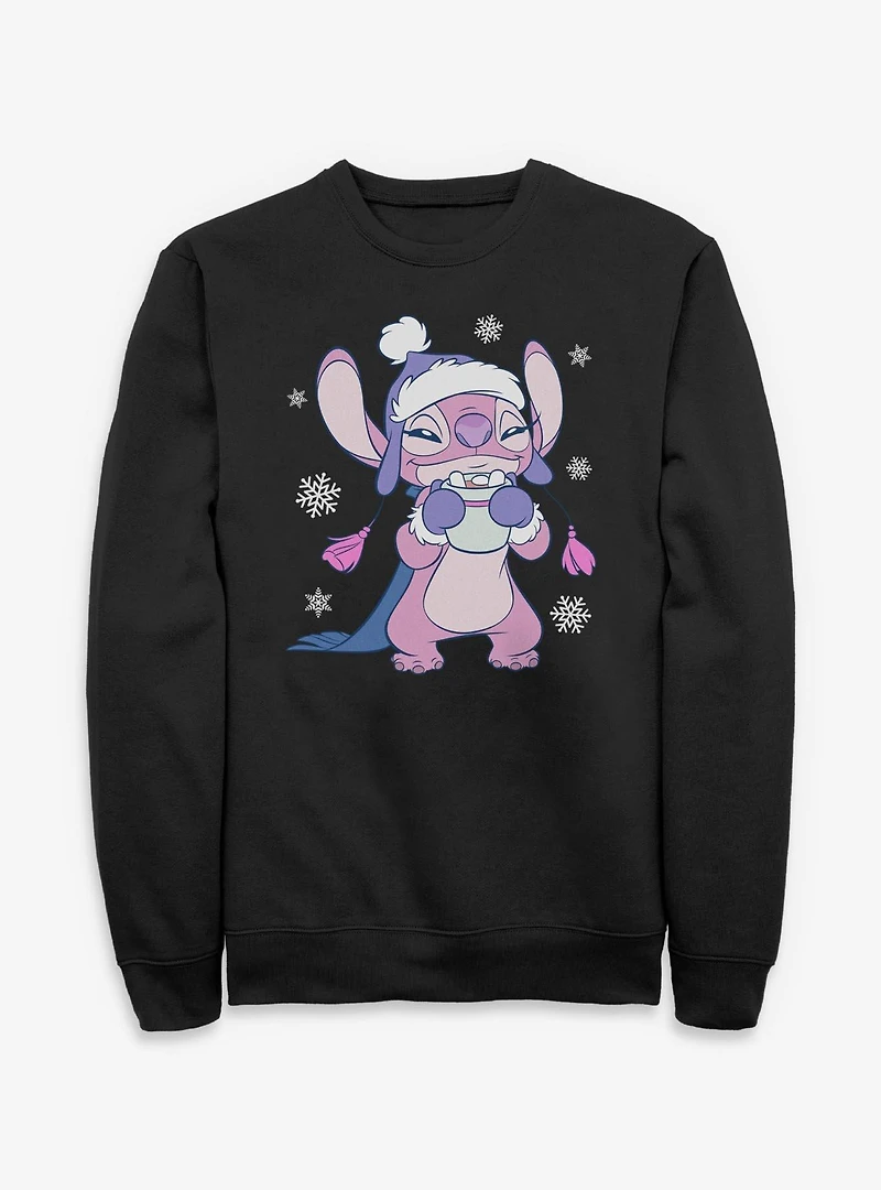 Disney Lilo & Stitch Christmas Angel Sweatshirt