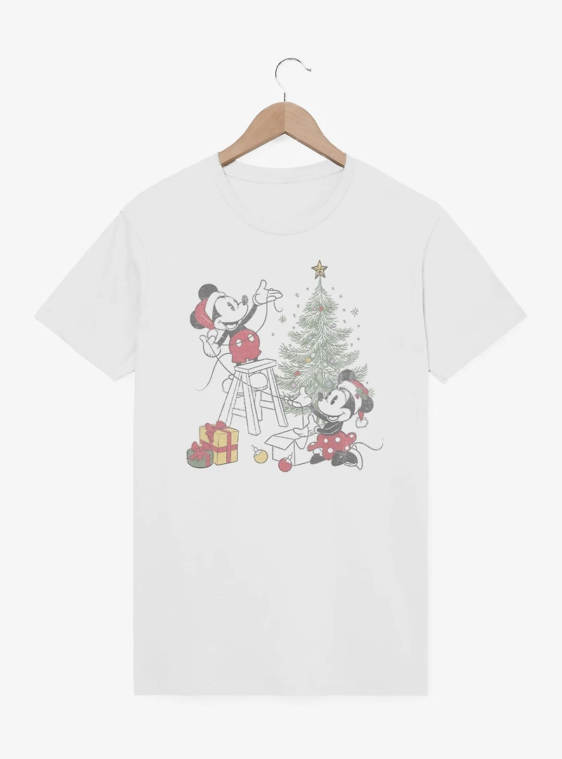 Disney Mickey Mouse & Minnie Merry And Bright T-Shirt