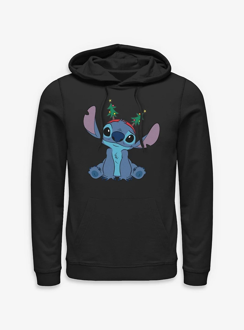 Disney Lilo & Stitch Xmas Tree Antennas Hoodie