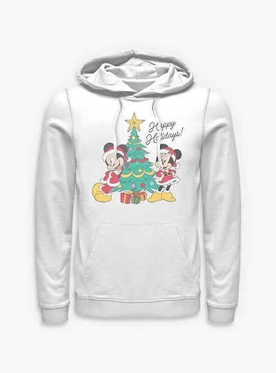 Disney Mickey Mouse & Minnie Happy Holidays Hoodie