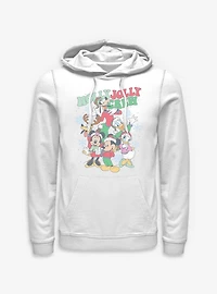 Disney Mickey Mouse & Friends Holly Jolly Crew Hoodie