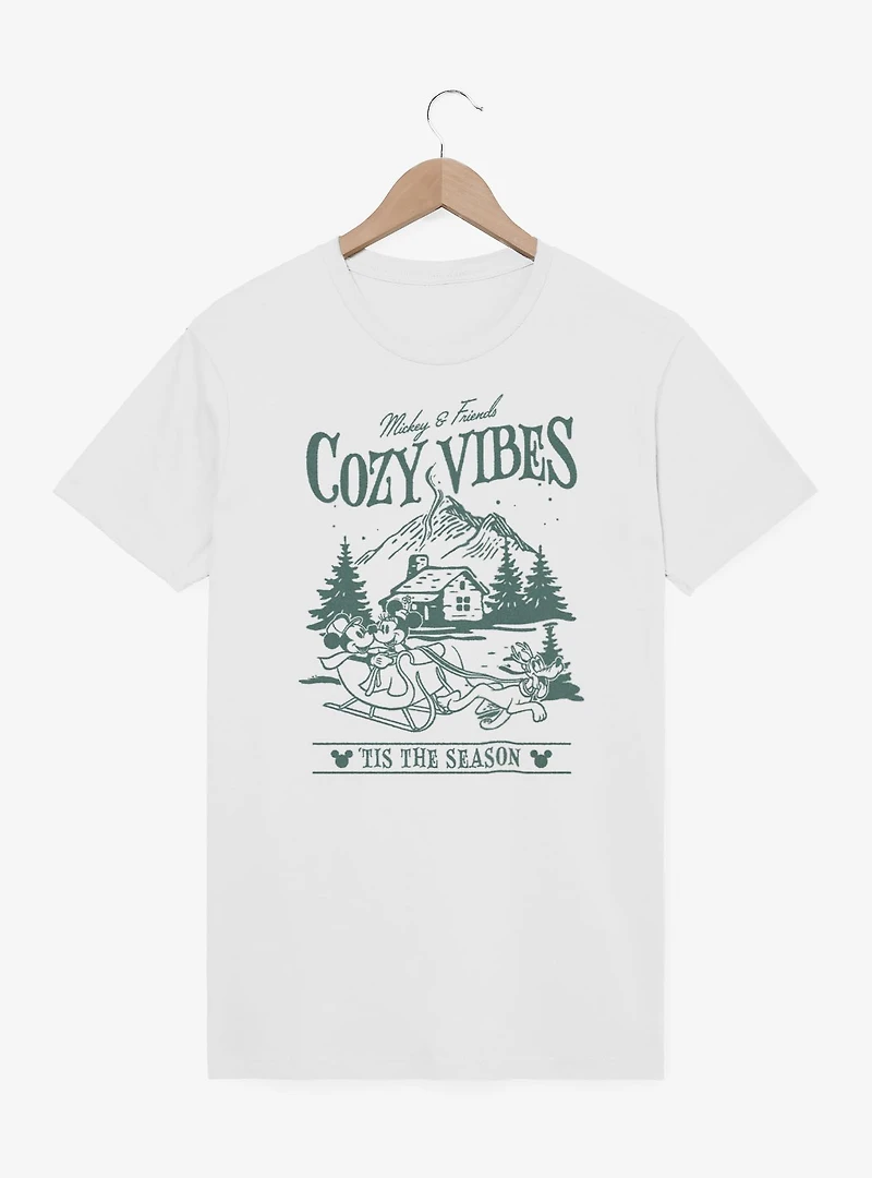 Disney Mickey Mouse & Friends Cozy Vibes Tis The Season T-Shirt