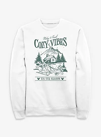 Disney Mickey Mouse & Friends Cozy Vibes Tis The Season Sweatshirt