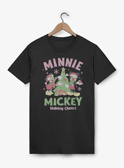 Disney Mickey Mouse & Minnie Holiday Cheer T-Shirt