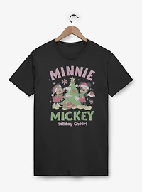 Disney Mickey Mouse & Minnie Holiday Cheer T-Shirt