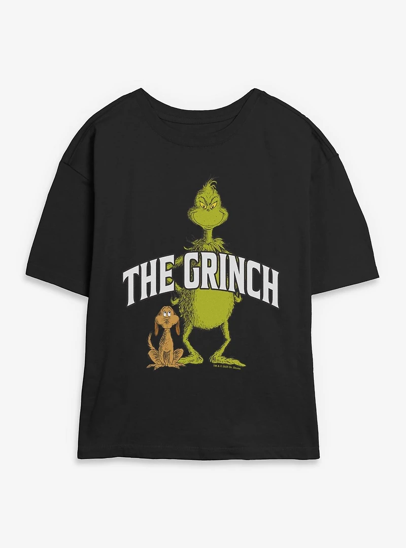Dr. Seuss How The Grinch Stole Christmas Together With Max Womens Skimmer T-Shirt