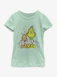 Dr. Seuss How The Grinch Stole Christmas & Max  Youth Girls T-Shirt